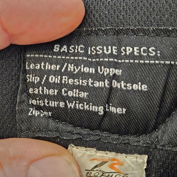 Men's 10" Work/Hiking/Motor Cycle Boots by Rothco Size 12 - Picture 3 of 11